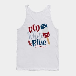 Red White and Blue Tank Top